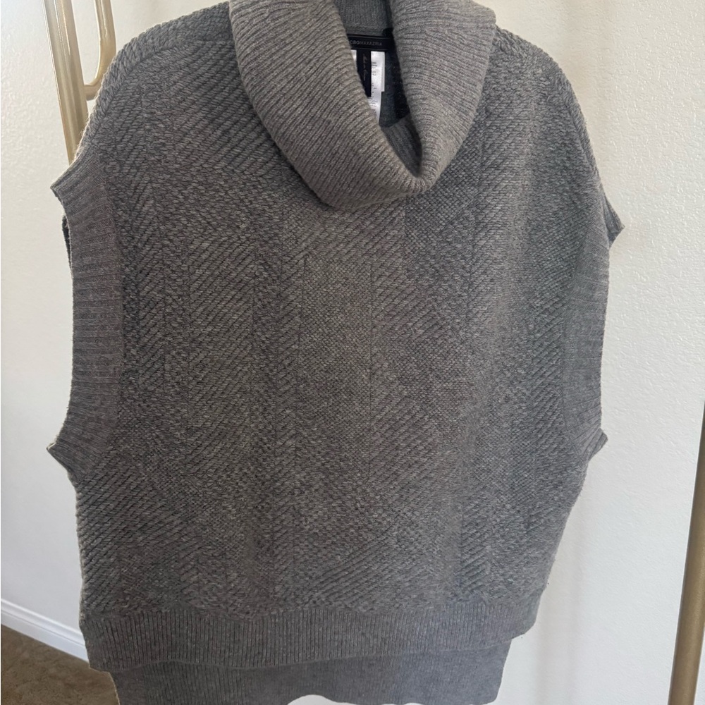 BCBGMaxAzria Charcoal Knit Top